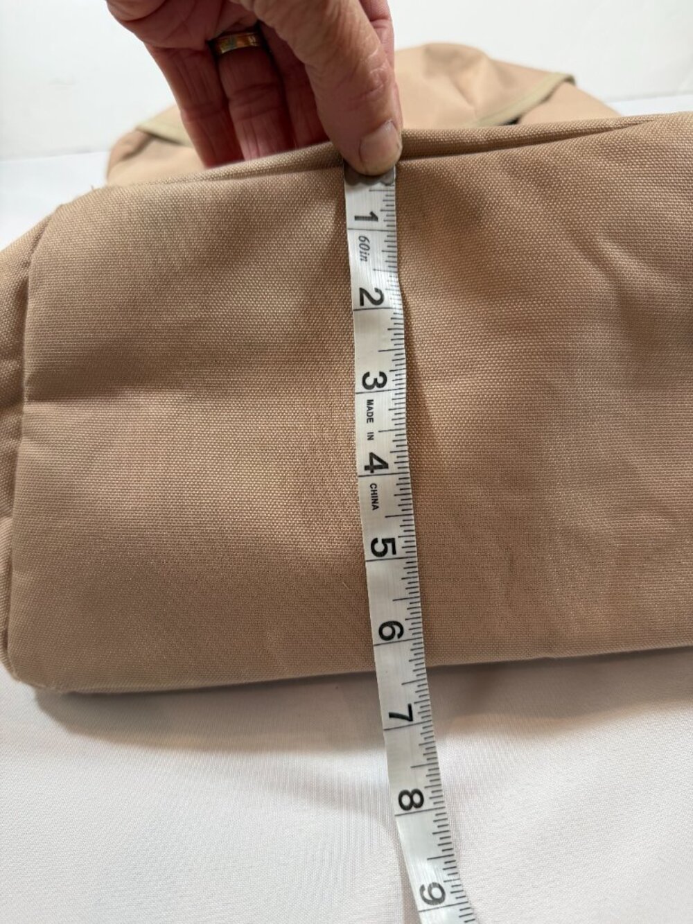 Herschel Iona Backpack, Light Taupe EUC - Picture 13 of 15